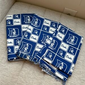 Duke University scrap fabric
